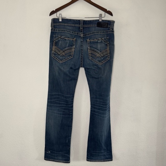 Buckle Black Denim Size 34 Regular Fit Distressed Fade No. 3 Style# BBLA313 BKE - Picture 12 of 13